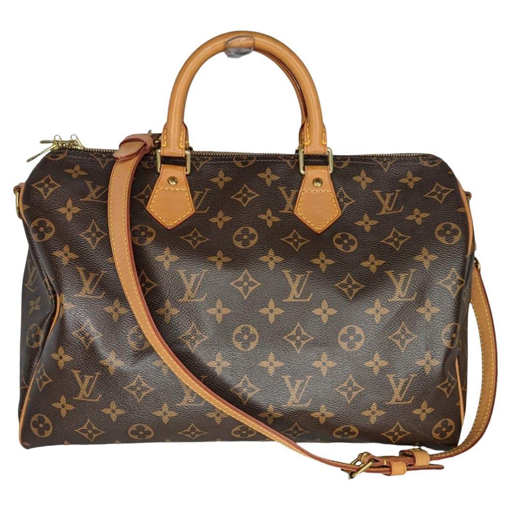 Louis Vuitton Monogram Canvas Speedy Bandouliere 35 Bag For Sale