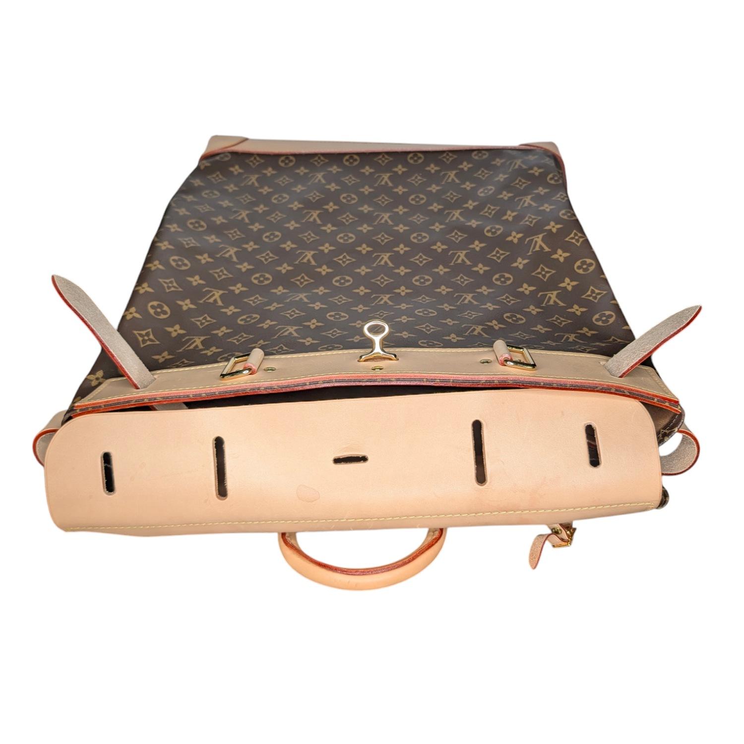 Women's or Men's Louis Vuitton Monogram Canvas Steamer Bag 45 For Sale