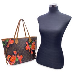 Louis Vuitton Monogram Canvas Steven Sprouse Roses Neverfull MM Bag