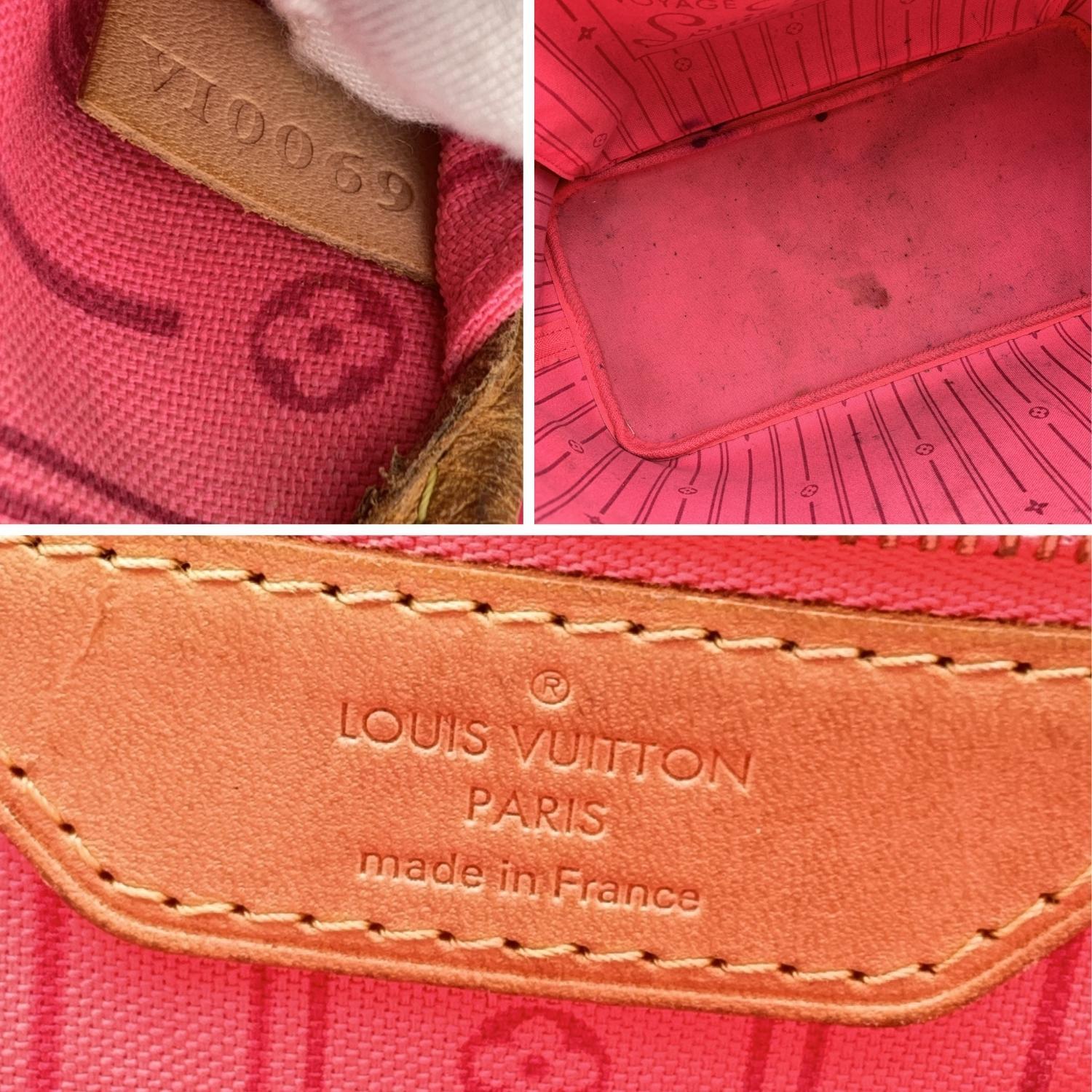 Women's Louis Vuitton Monogram Canvas Steven Sprouse Roses Neverfull MM Bag