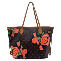 Louis Vuitton Monogram Canvas Steven Sprouse Roses Neverfull MM Bag