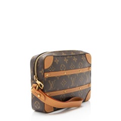 Louis Vuitton Monogram Canvas Studded Soft Trunk Pouch