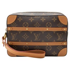 Louis Vuitton Monogram Canvas Studded Soft Trunk Pouch