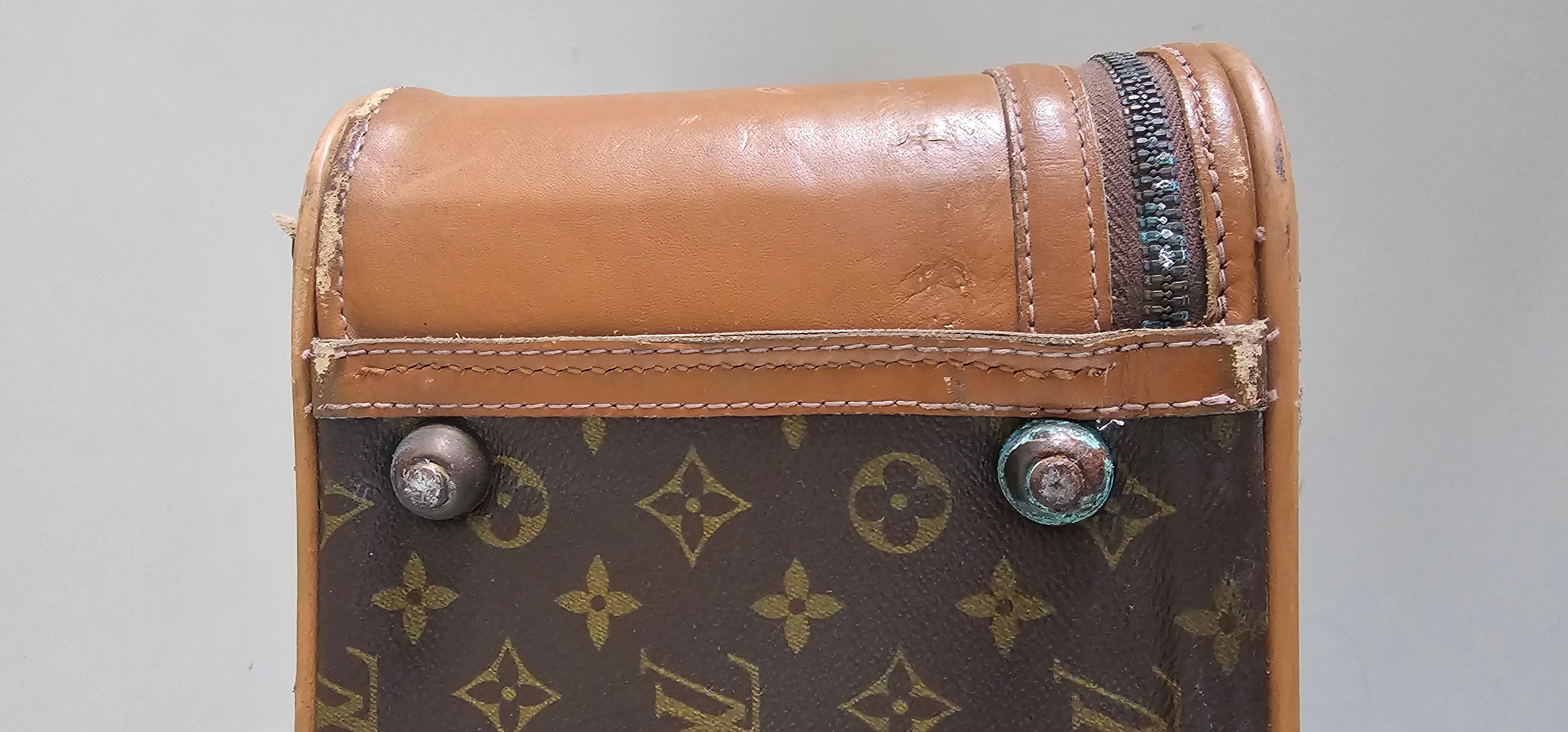 Valigia in tela Monogram Louis Vuitton anni '70 in vendita 10