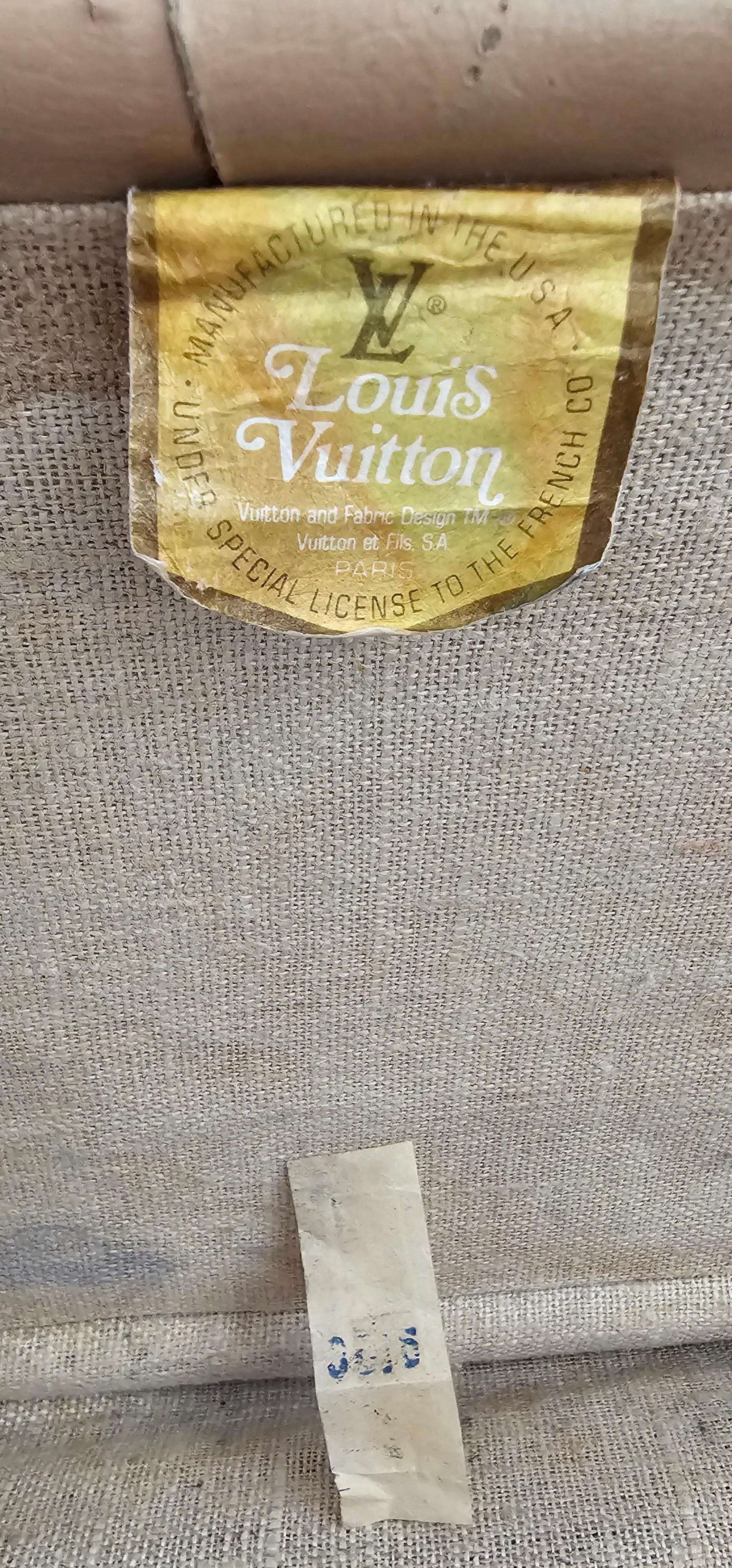 Nero Valigia in tela Monogram Louis Vuitton anni '70 in vendita