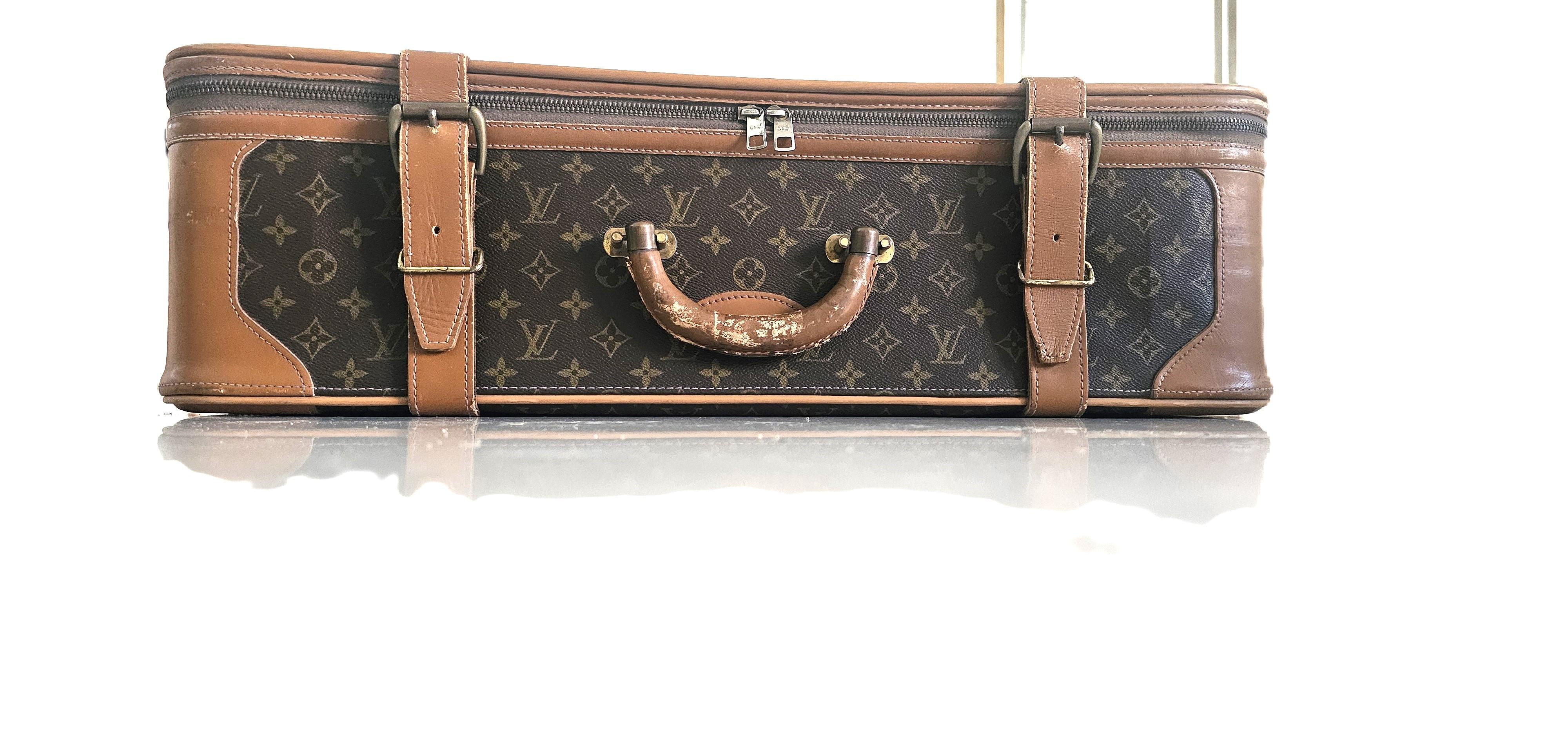 Valigia in tela Monogram Louis Vuitton anni '70 in vendita 1