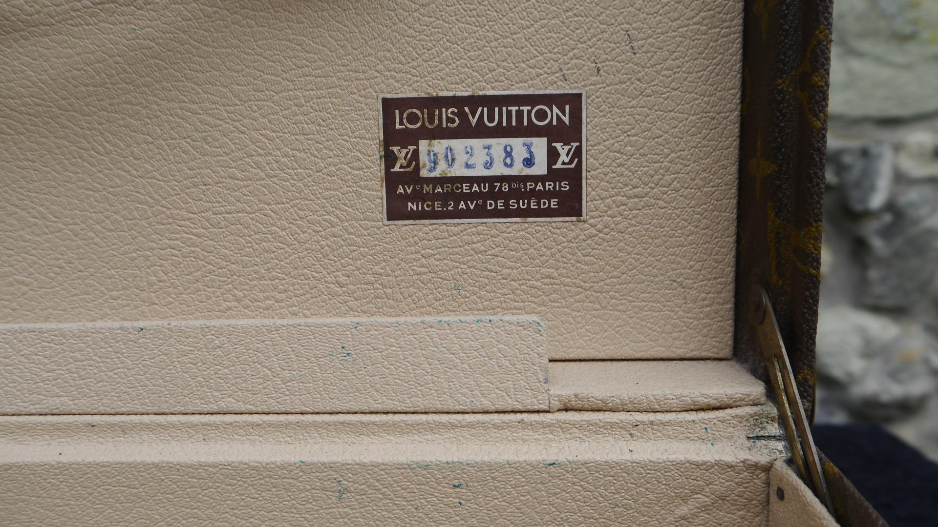 Louis Vuitton Monogram Canvas Super President Briefcase 1950's 1