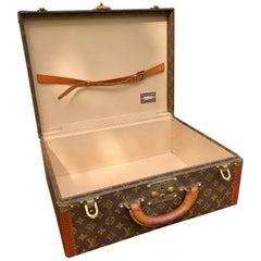 Vintage Louis Vuitton Monogram Serviette Fermoir Briefcase 16in Travel Bag  Saks at 1stDibs