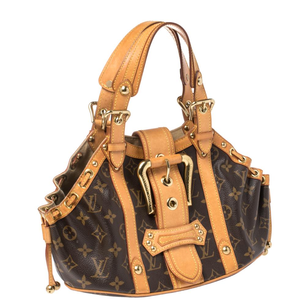 Louis Vuitton Monogram Canvas Theda GM Tasche (Braun)