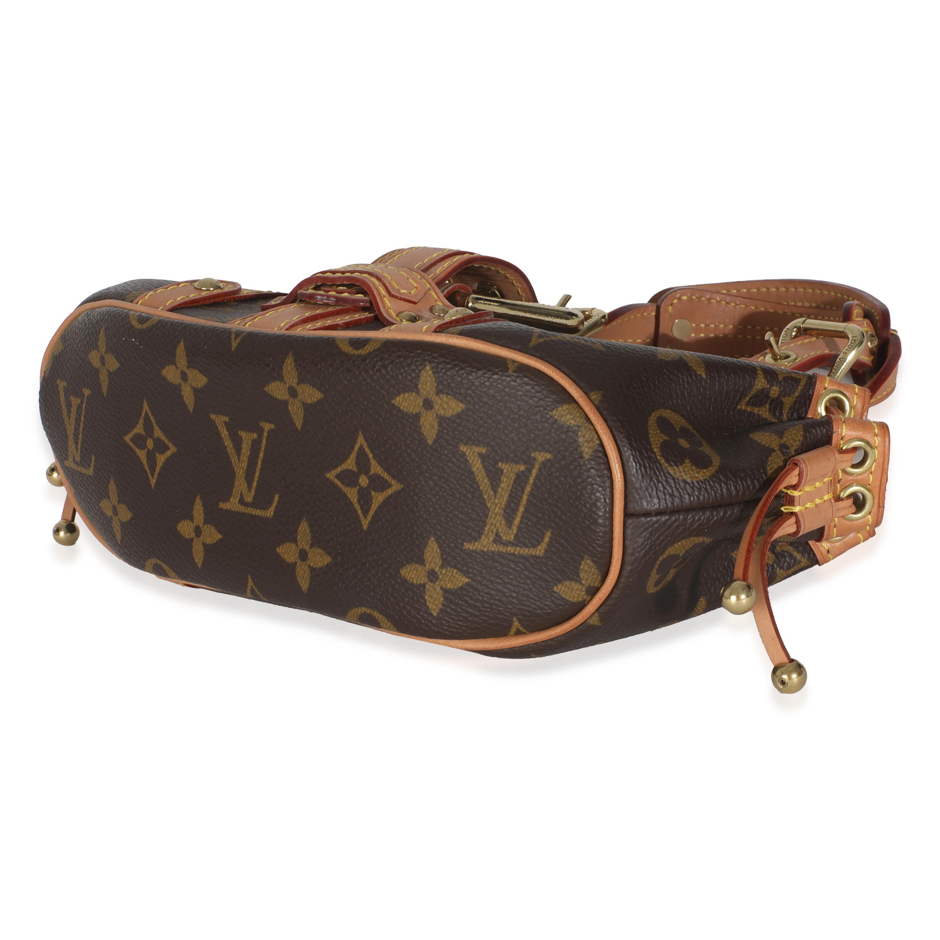Louis Vuitton Monogram Canvas Theda PM In Excellent Condition For Sale In New York, NY