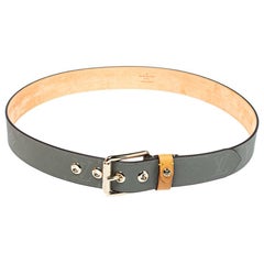 Louis Vuitton Monogram Canvas Titanium Voyager Belt 95CM