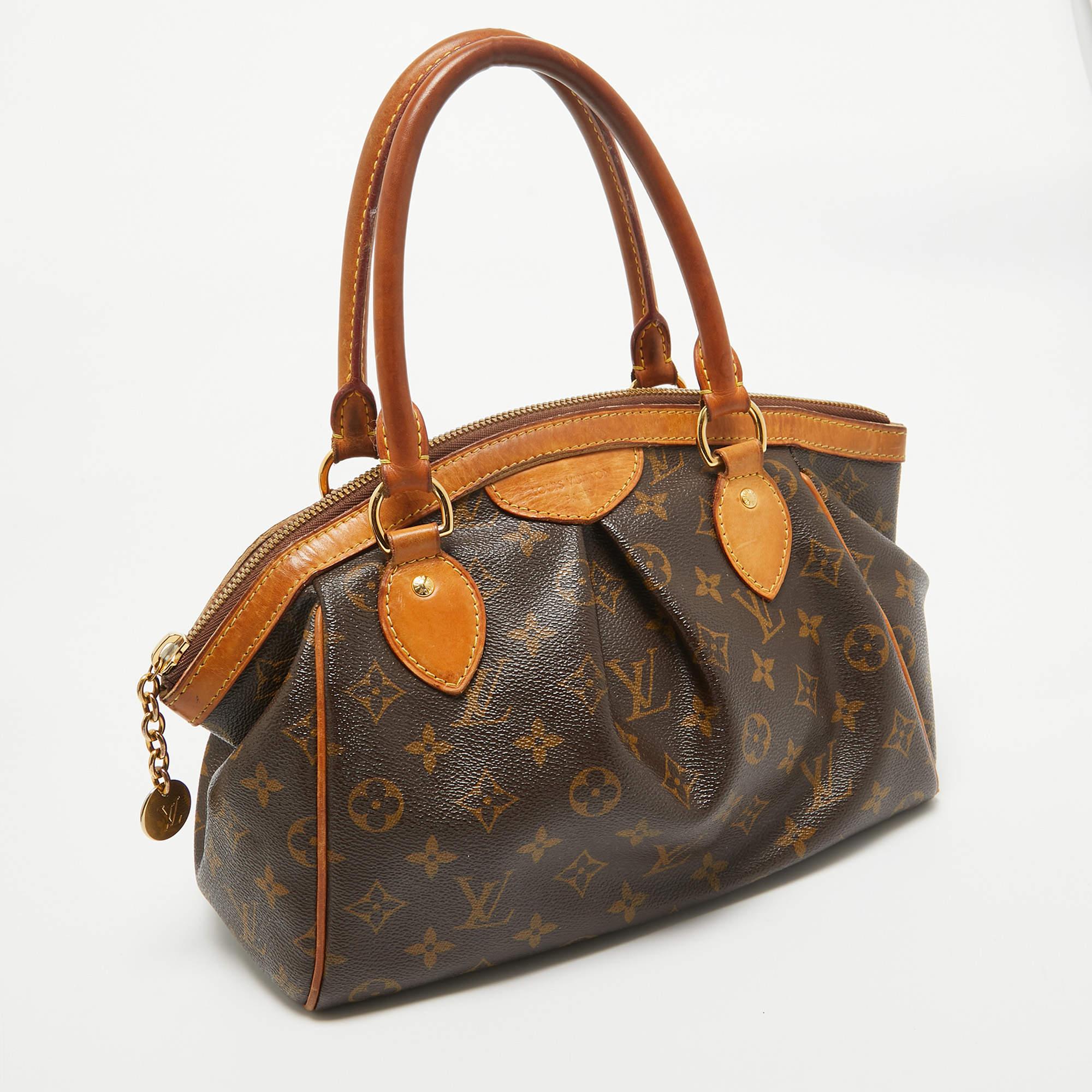 Brown Louis Vuitton Monogram Canvas Tivoli PM Bag