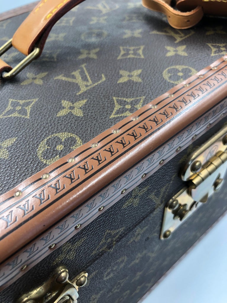 Louis Vuitton Monogram Canvas Train Case at 1stDibs monogrammed train case