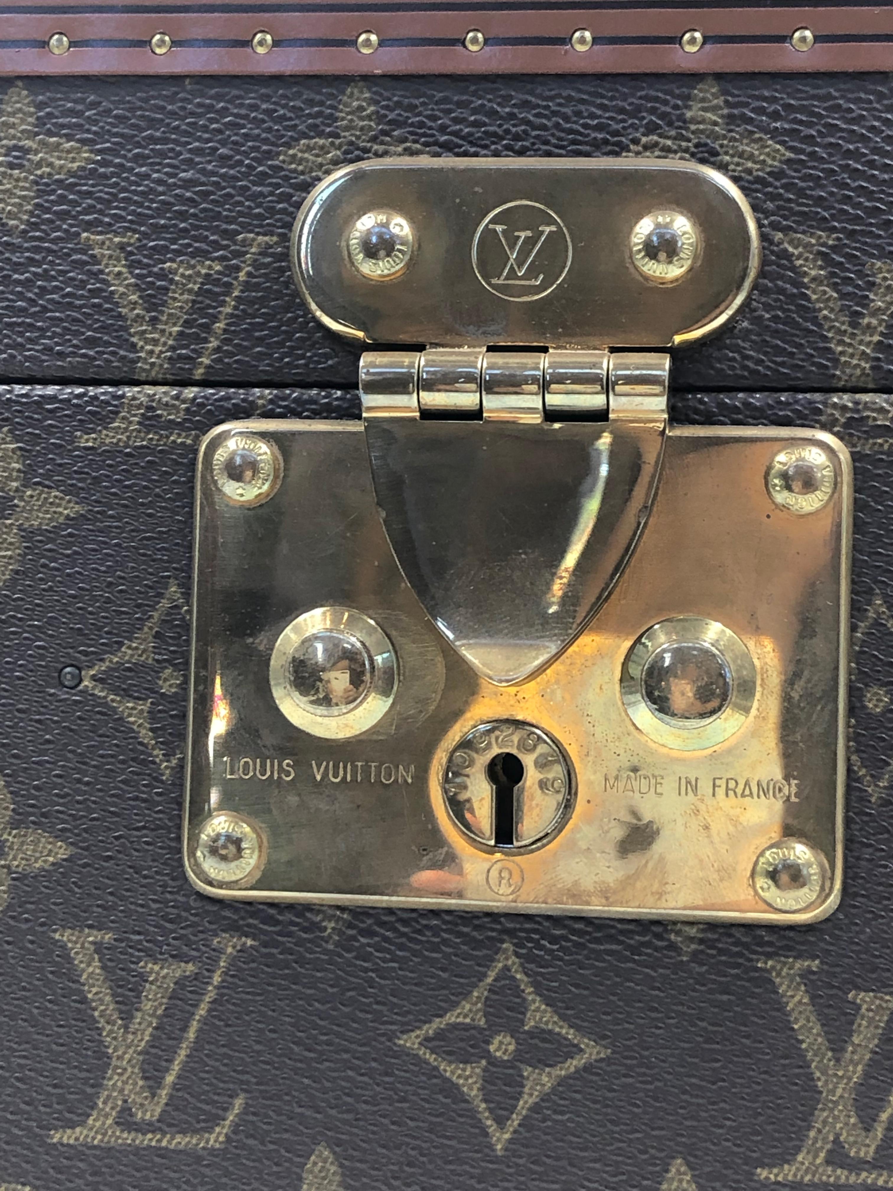 Louis Vuitton Monogram Canvas Train Case  2