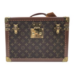 Mallette de train Louis Vuitton Monogram en toile