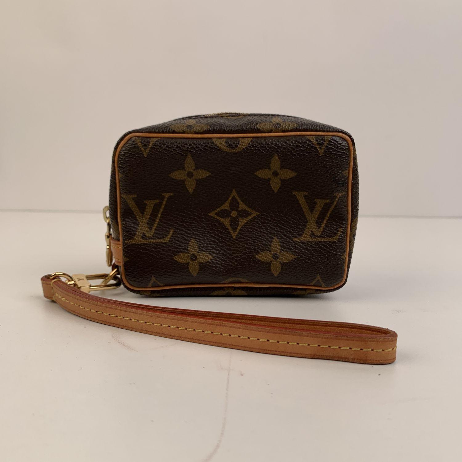 Louis Vuitton White Monogram Multicolor Wapity Trousse Cosmetic Pouch  1029lv35