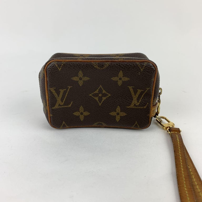 Louis Vuitton Monogram Canvas Trousse Wapity Mini Pouch Wrist Bag For Sale  at 1stDibs