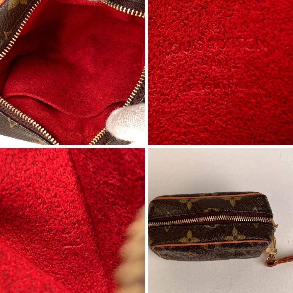 Louis Vuitton Monogram Canvas Trousse Wapity Mini Pouch Wrist Bag In Excellent Condition In Rome, Rome