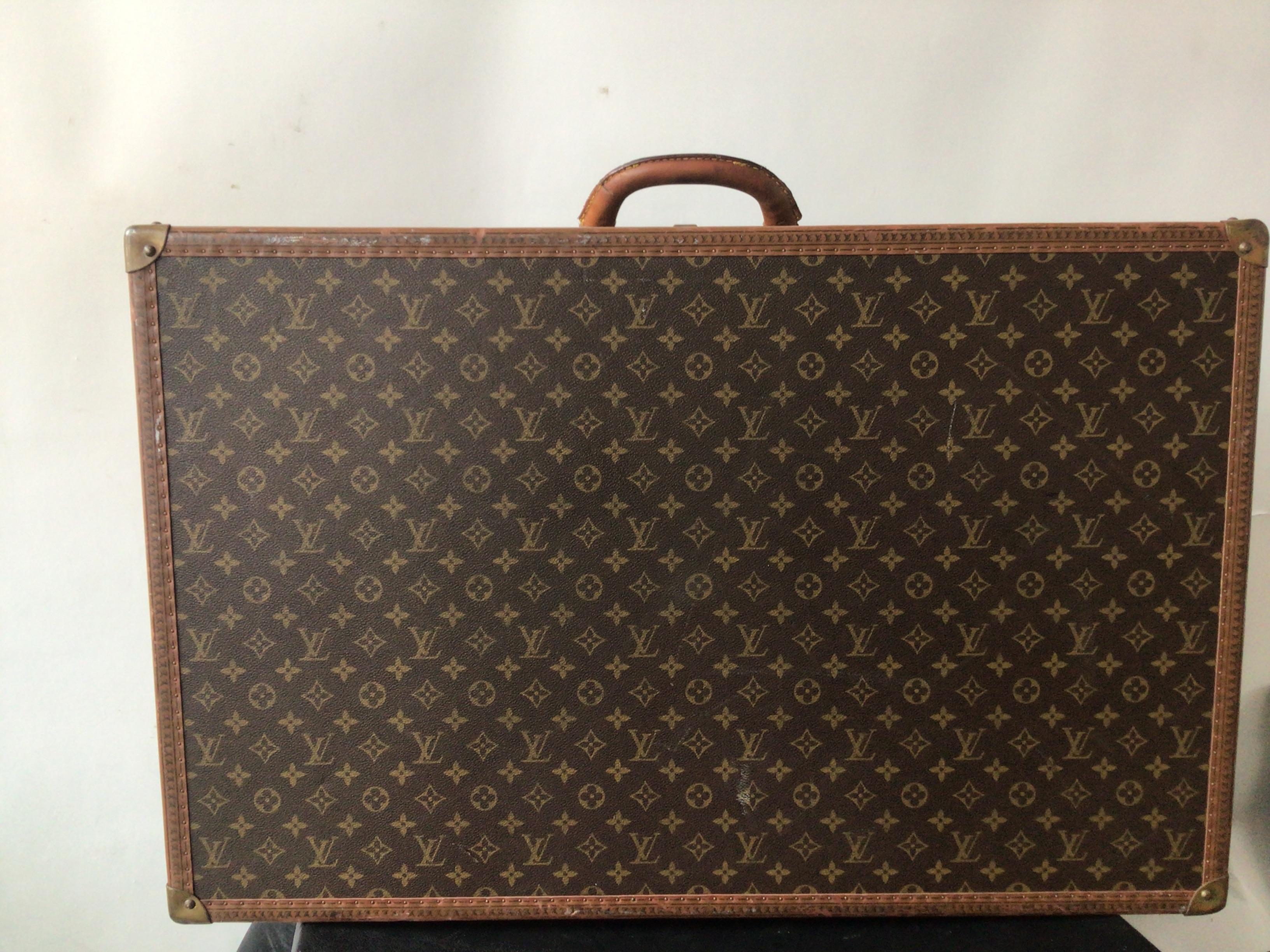Louis Vuitton Monogram Canvas Trunk Suitcase For Sale 8