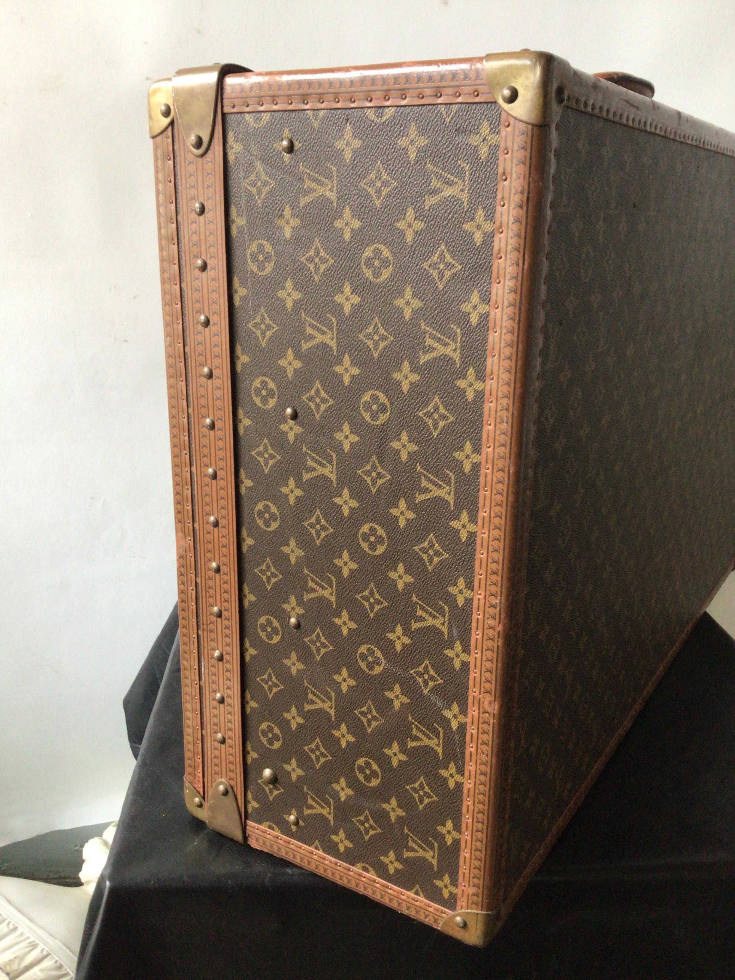 Louis Vuitton Monogram Canvas Trunk Suitcase For Sale 1