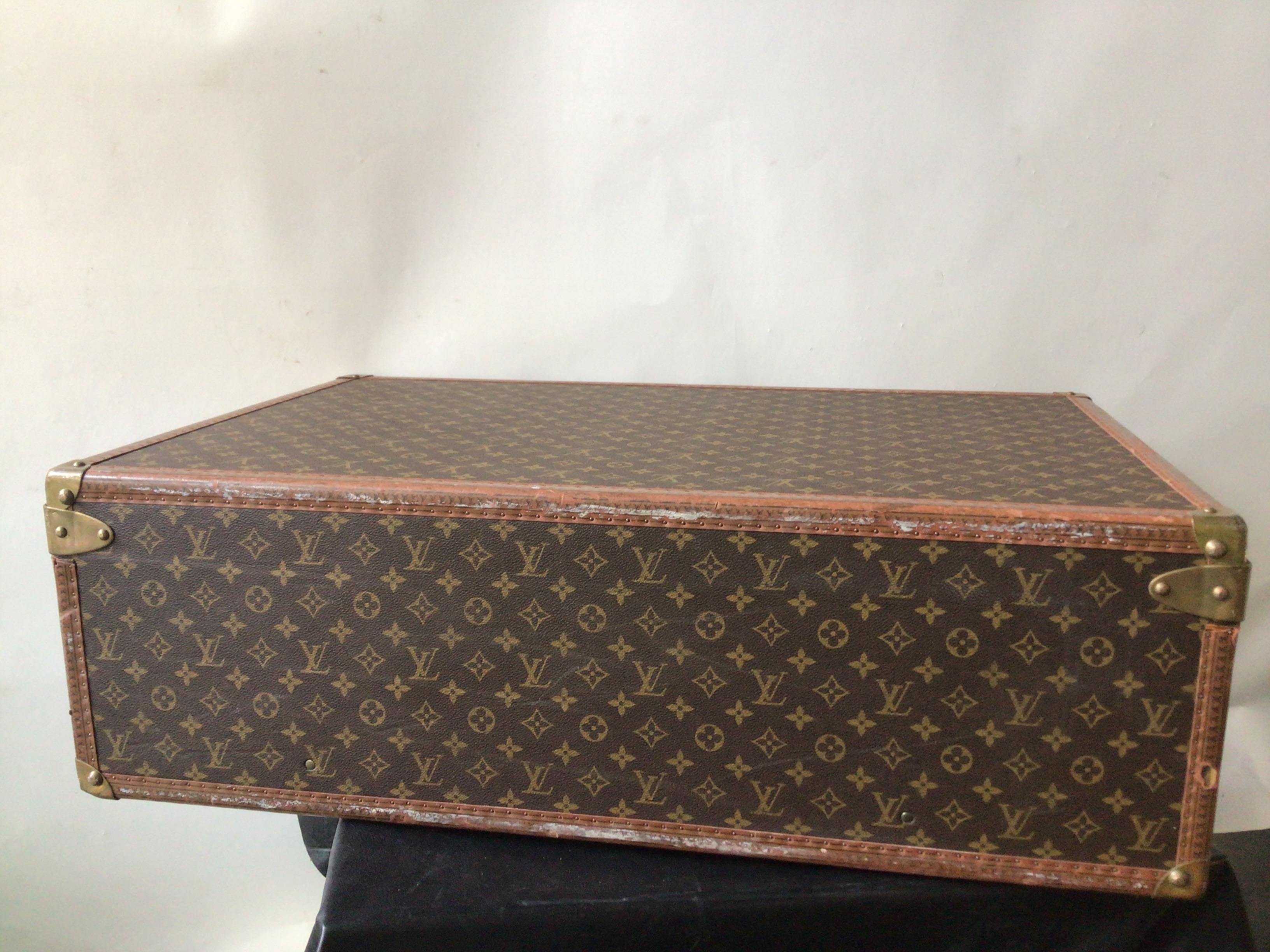 Louis Vuitton Monogram Canvas Trunk Suitcase For Sale 2