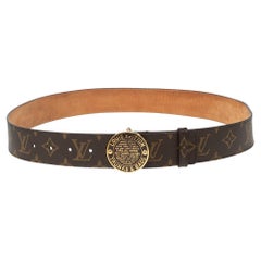 Louis Vuitton Oversized Buckle 90mm Belt Monogram Giant