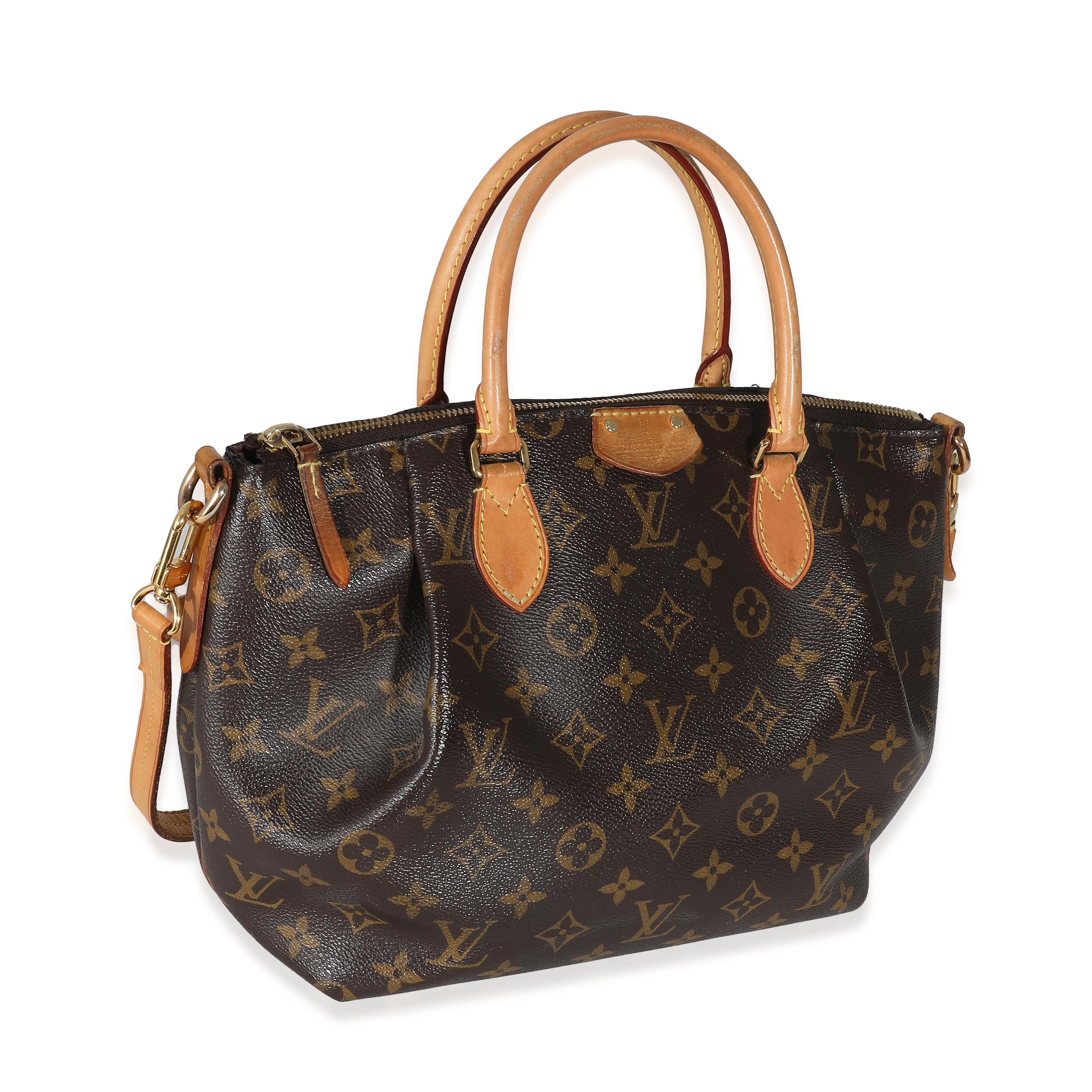 Louis Vuitton Monogram Canvas Turenne PM aus Segeltuch (Schwarz)
