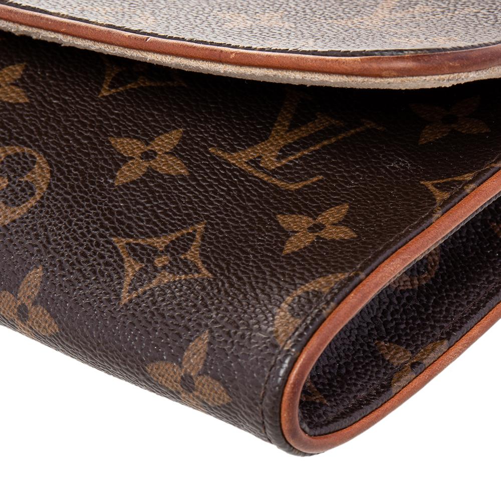 Gray Louis Vuitton Monogram Canvas Twin Pochette GM Bag