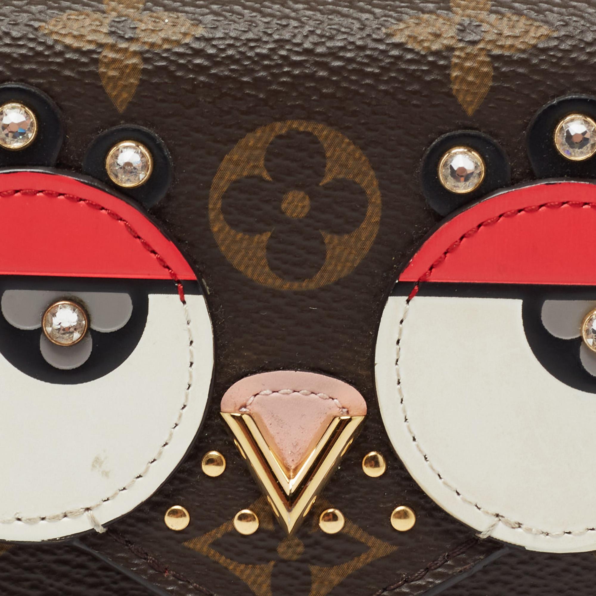 Louis Vuitton - Portefeuille Victorine oiseau Valentine en toile monogrammée 1