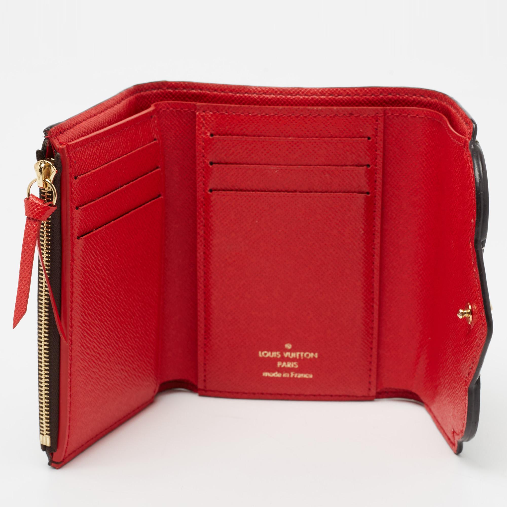 Louis Vuitton - Portefeuille Victorine oiseau Valentine en toile monogrammée 4