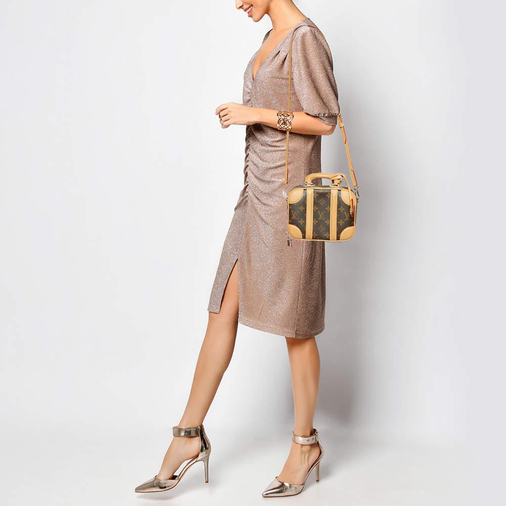 Louis Vuitton Monogram Canvas Valisette BB Bag In Good Condition For Sale In Dubai, Al Qouz 2