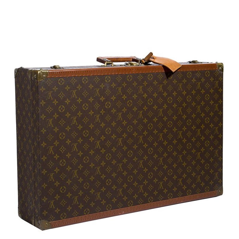 Louis Vuitton Monogram Canvas Vintage 70 Suitcase For Sale at 1stdibs