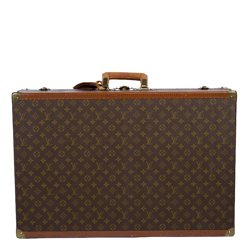 Louis Vuitton Monogram Canvas Vintage 70 Suitcase In Good Condition In Dubai, Al Qouz 2