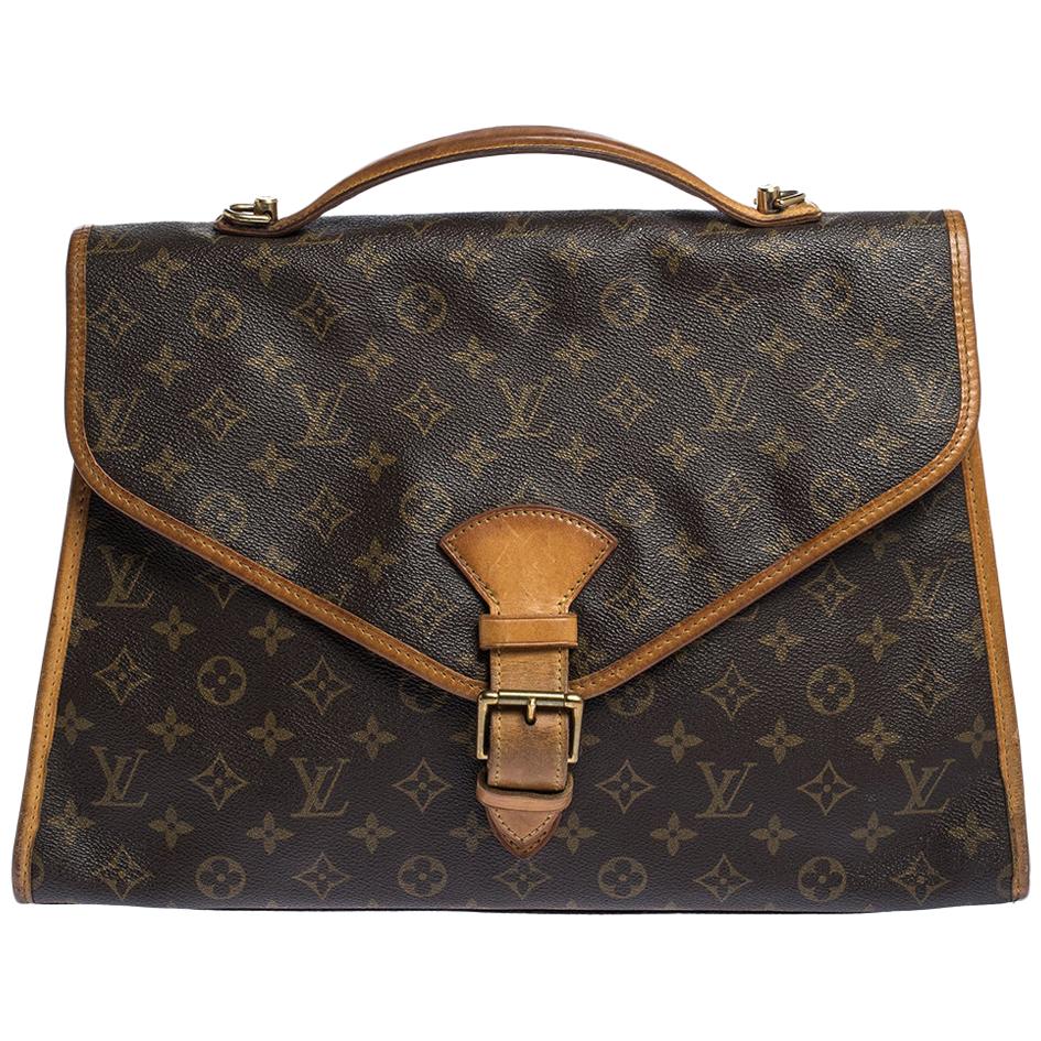 Louis Vuitton Monogram Canvas Vintage Beverly Briefcase GM Bag at ...
