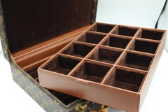 Louis Vuitton Monogram Canvas Vintage Jewelry Watch Trunk