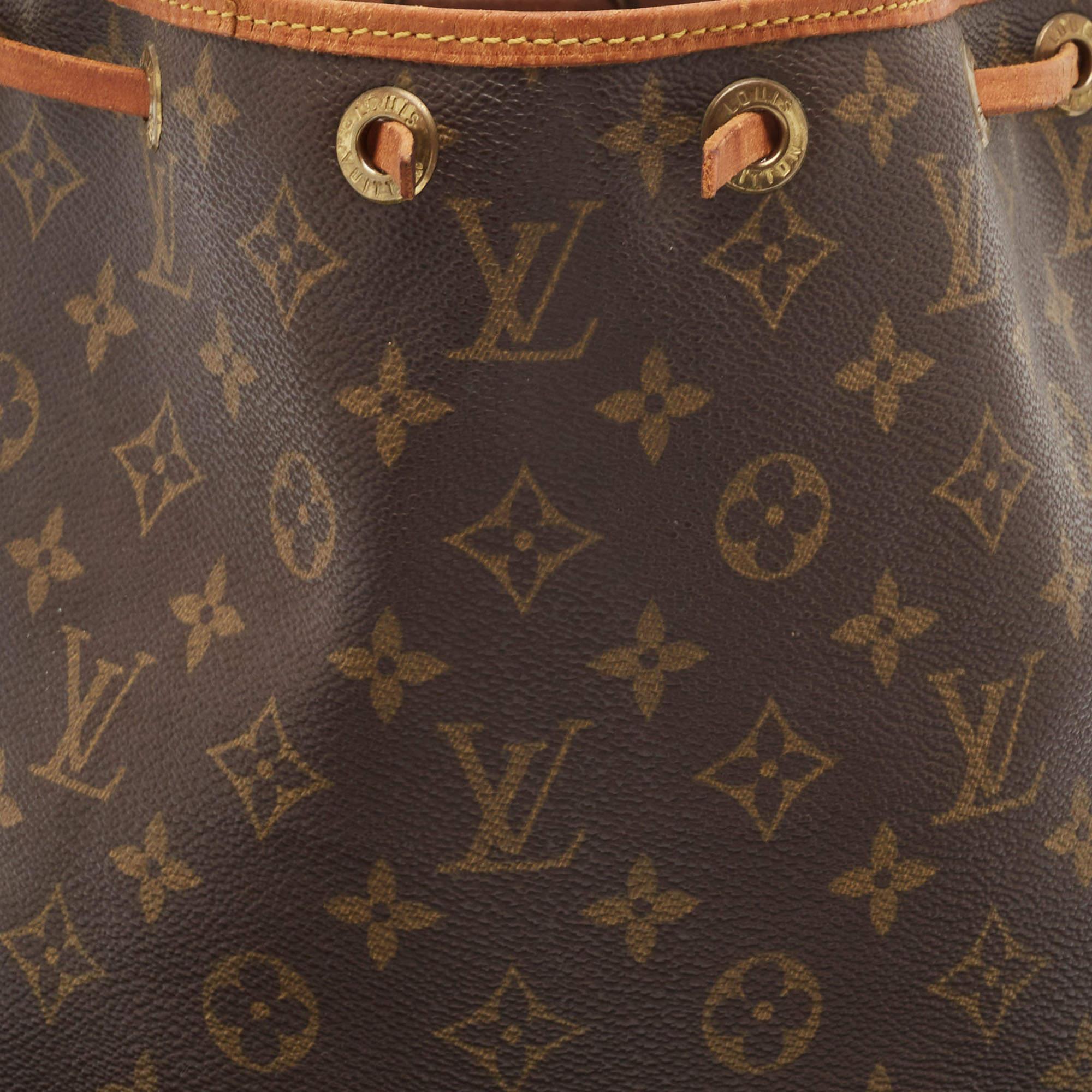 Louis Vuitton Monogram Canvas Vintage Noe Bucket Bag 2