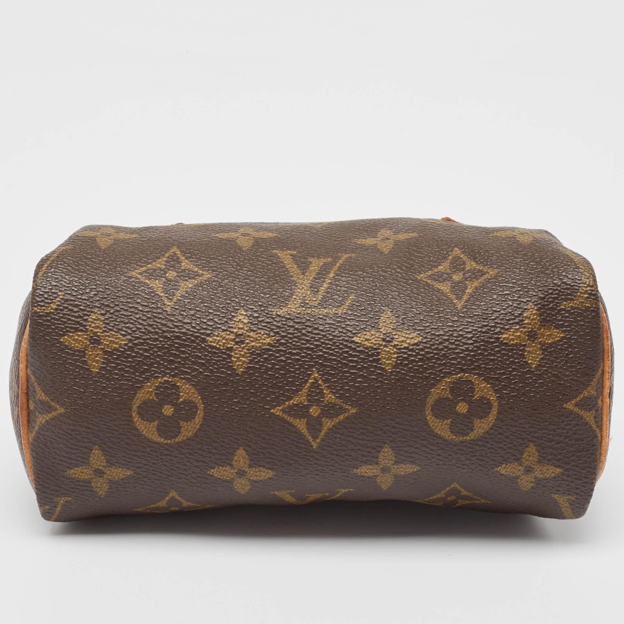 Louis Vuitton Monogram Canvas Vintage Speedy Bag For Sale 1