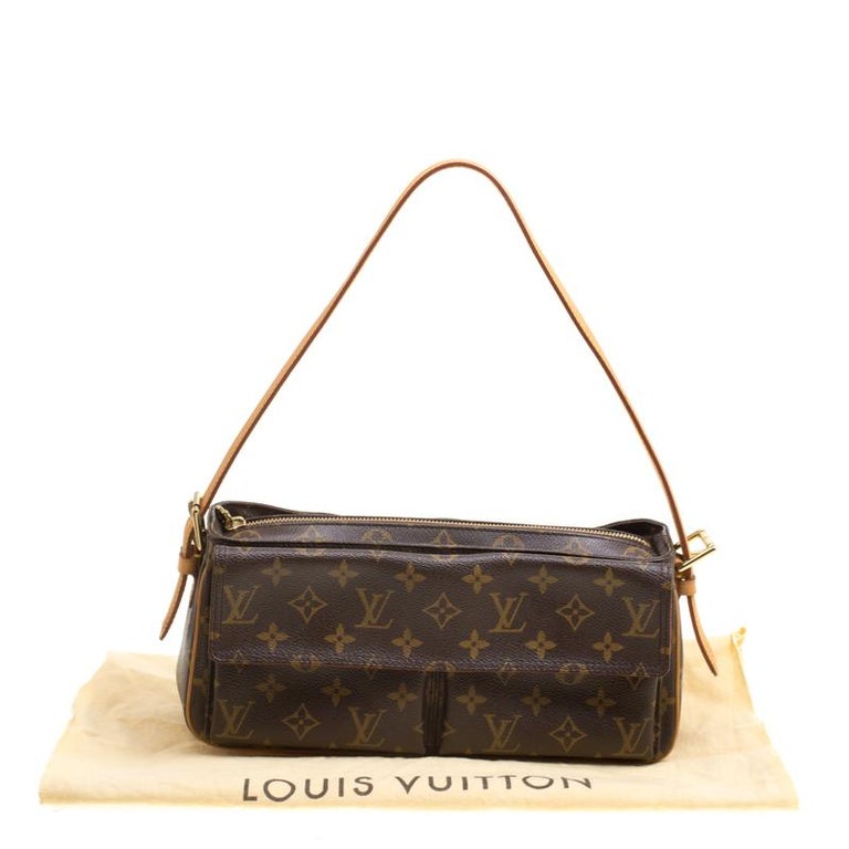 Louis Vuitton Black Monogram Canvas Pallas Chain Bag For Sale at 1stDibs
