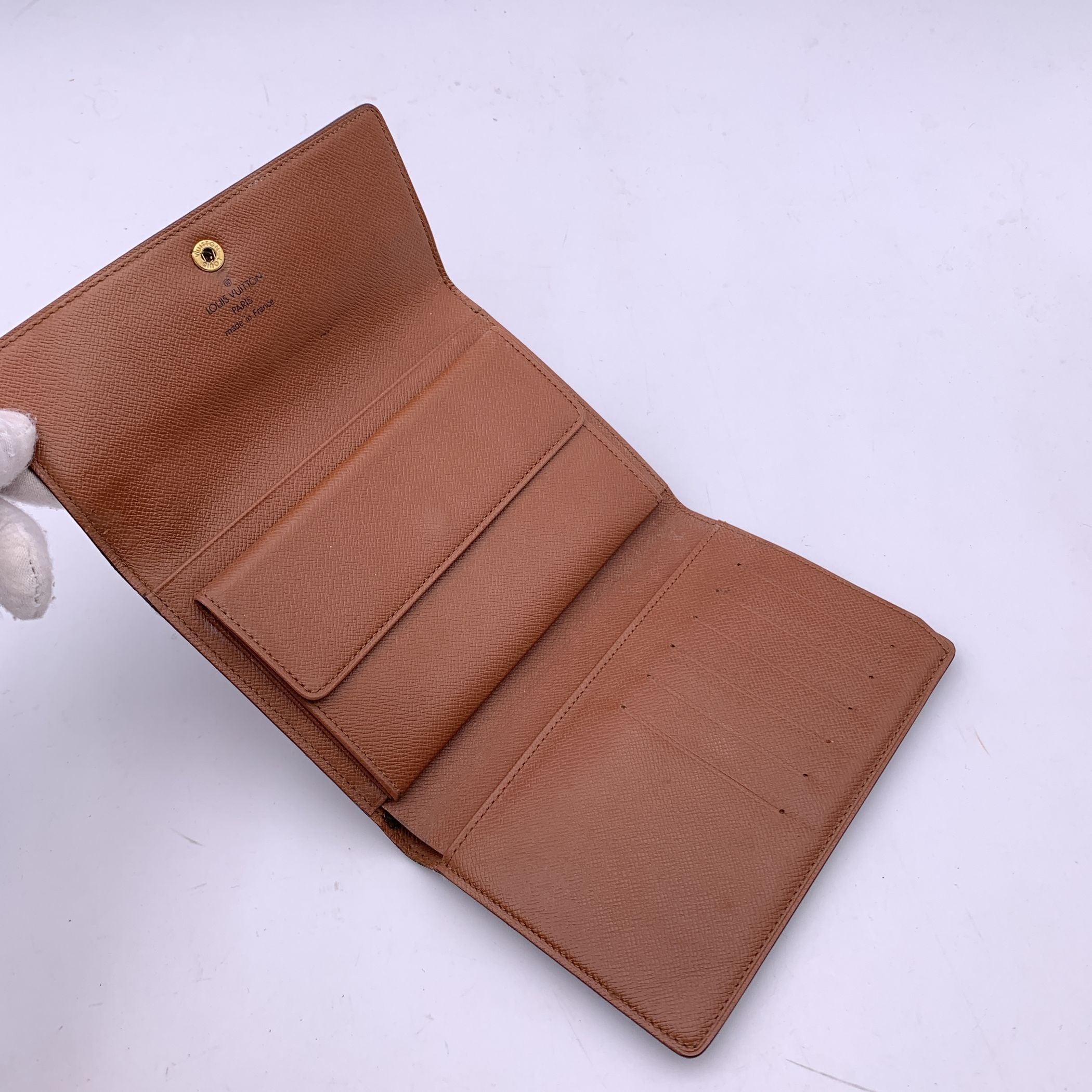 Louis Vuitton Monogram Canvas Wallet Porte Tresor Etui M61202 In Good Condition In Rome, Rome