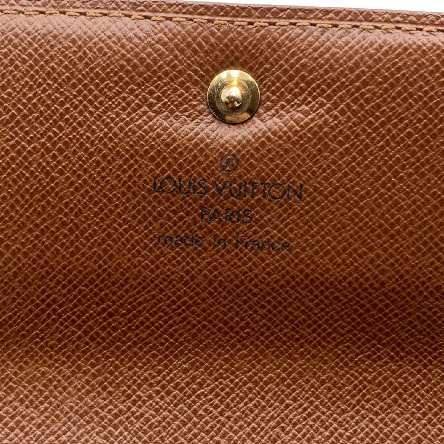 Louis Vuitton Monogram Canvas Wallet Porte Tresor Etui M61202 2