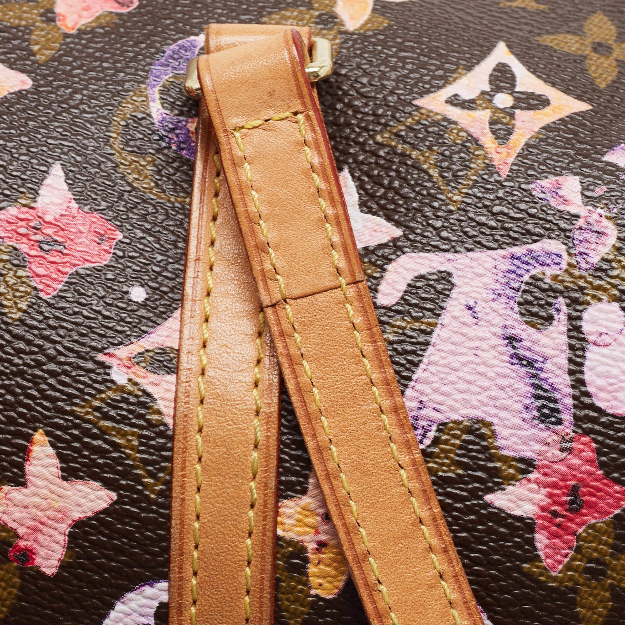 Louis Vuitton - Sac Papillon 30 aquarelle Richard Prince avec monogramme 8