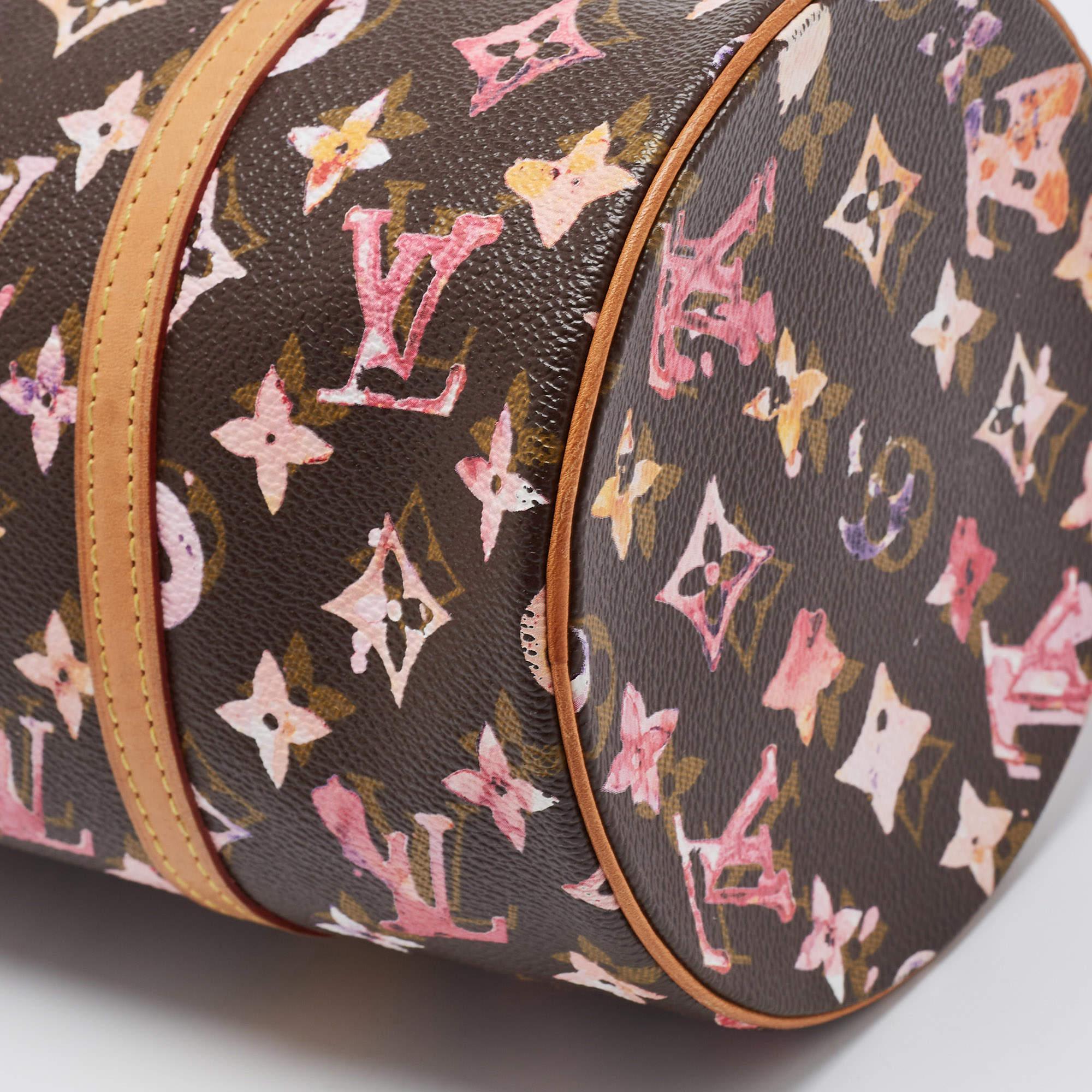 Louis Vuitton - Sac Papillon 30 aquarelle Richard Prince avec monogramme 13