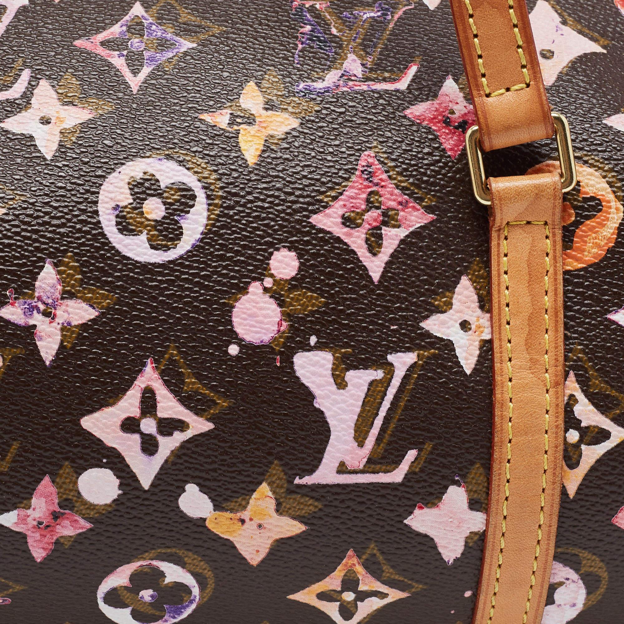 Louis Vuitton - Sac Papillon 30 aquarelle Richard Prince avec monogramme 14