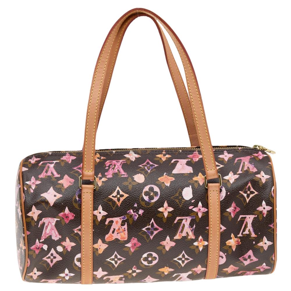 For their Spring/Summer 2008 line, Louis Vuitton collaborated with Richard Prince. The watercolor monogram, inspired by Prince's paintings, comes alive in 17 different colors on this Papillon 30. The Papillon is a classic of LV and to see this