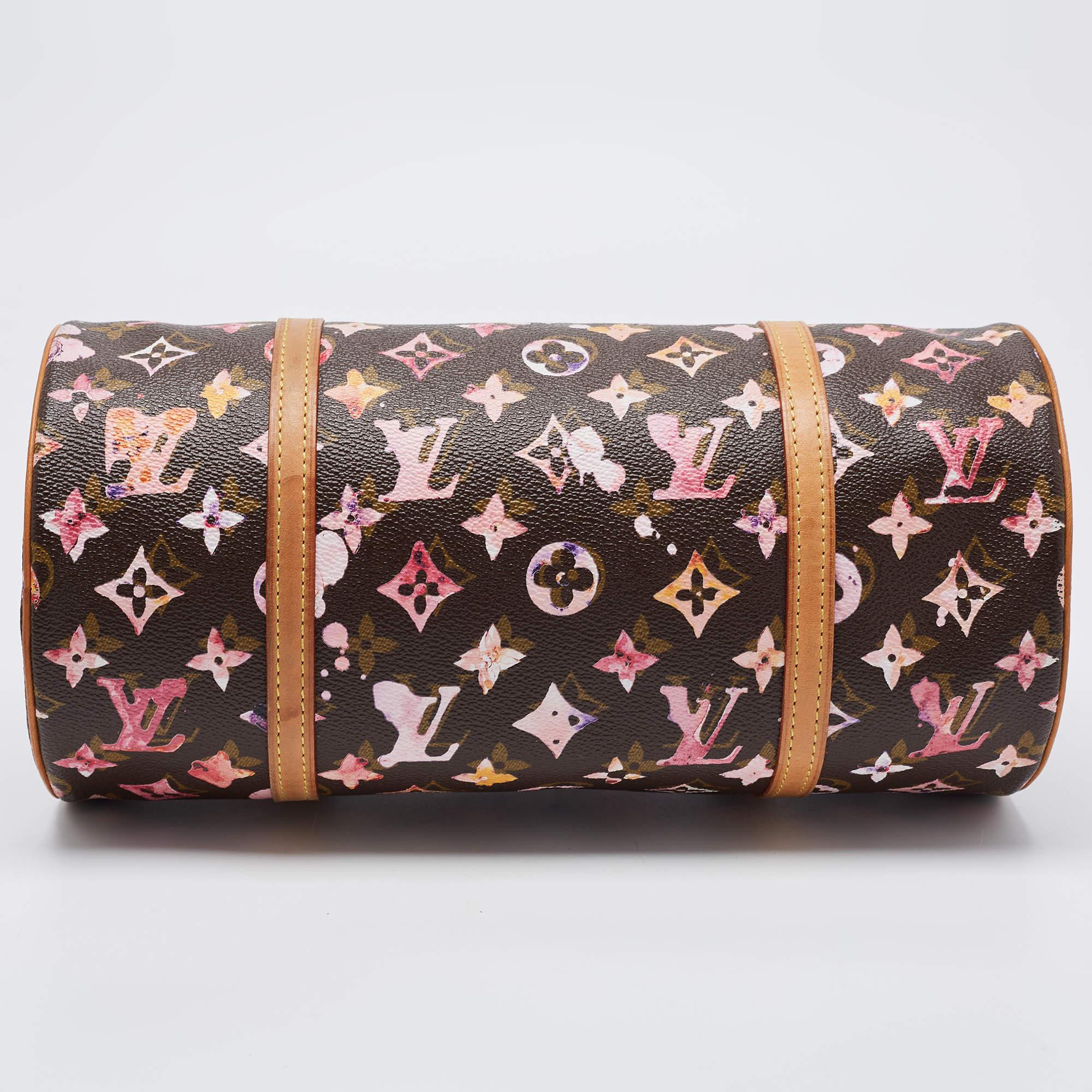 Louis Vuitton - Sac Papillon 30 aquarelle Richard Prince avec monogramme 1