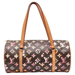 Louis Vuitton - Sac Papillon 30 aquarelle Richard Prince avec monogramme