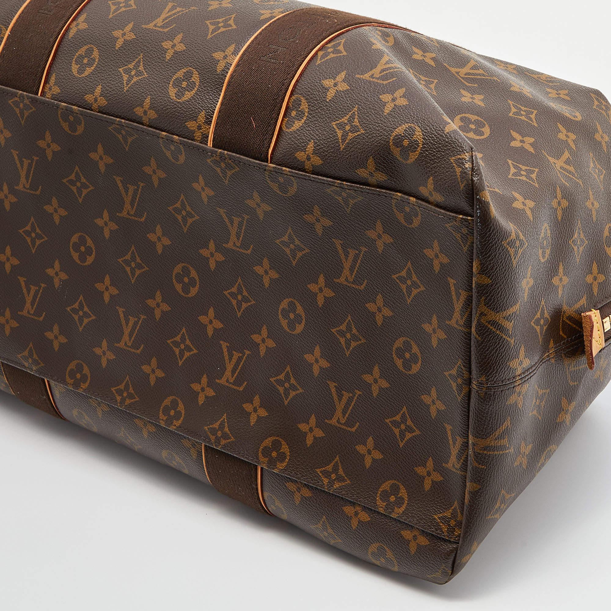 Louis Vuitton - Sac Weekender Beaubourg MM en toile avec monogramme 3