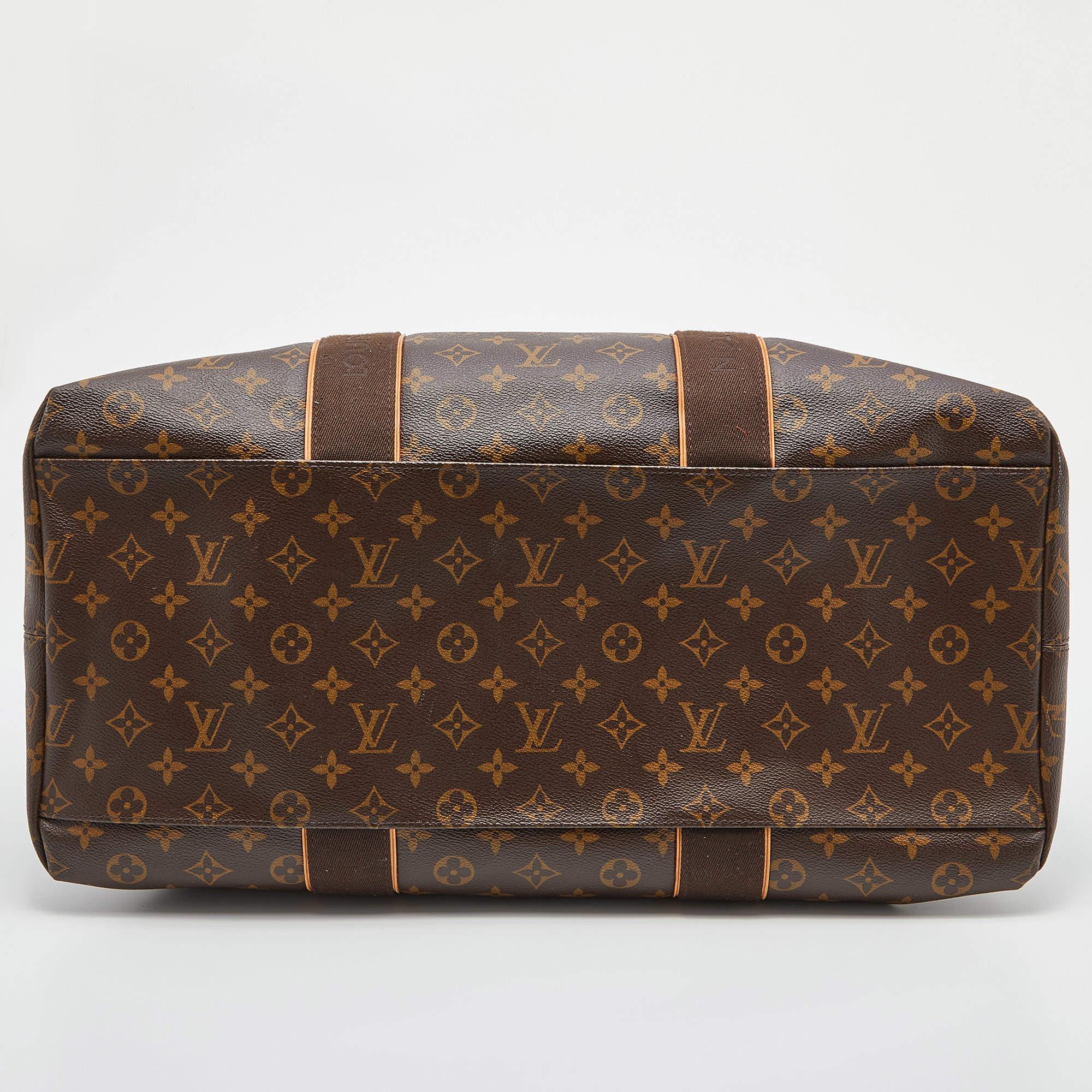 Noir Louis Vuitton - Sac Weekender Beaubourg MM en toile avec monogramme