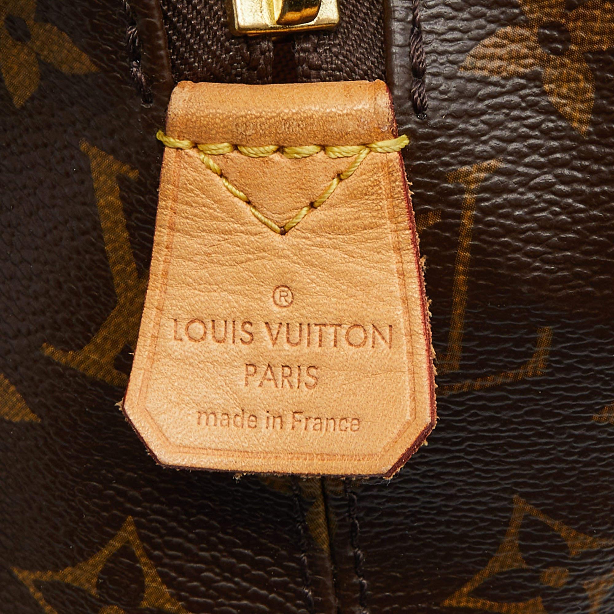  Louis Vuitton - Sac Weekender Beaubourg MM en toile avec monogramme Pour femmes 