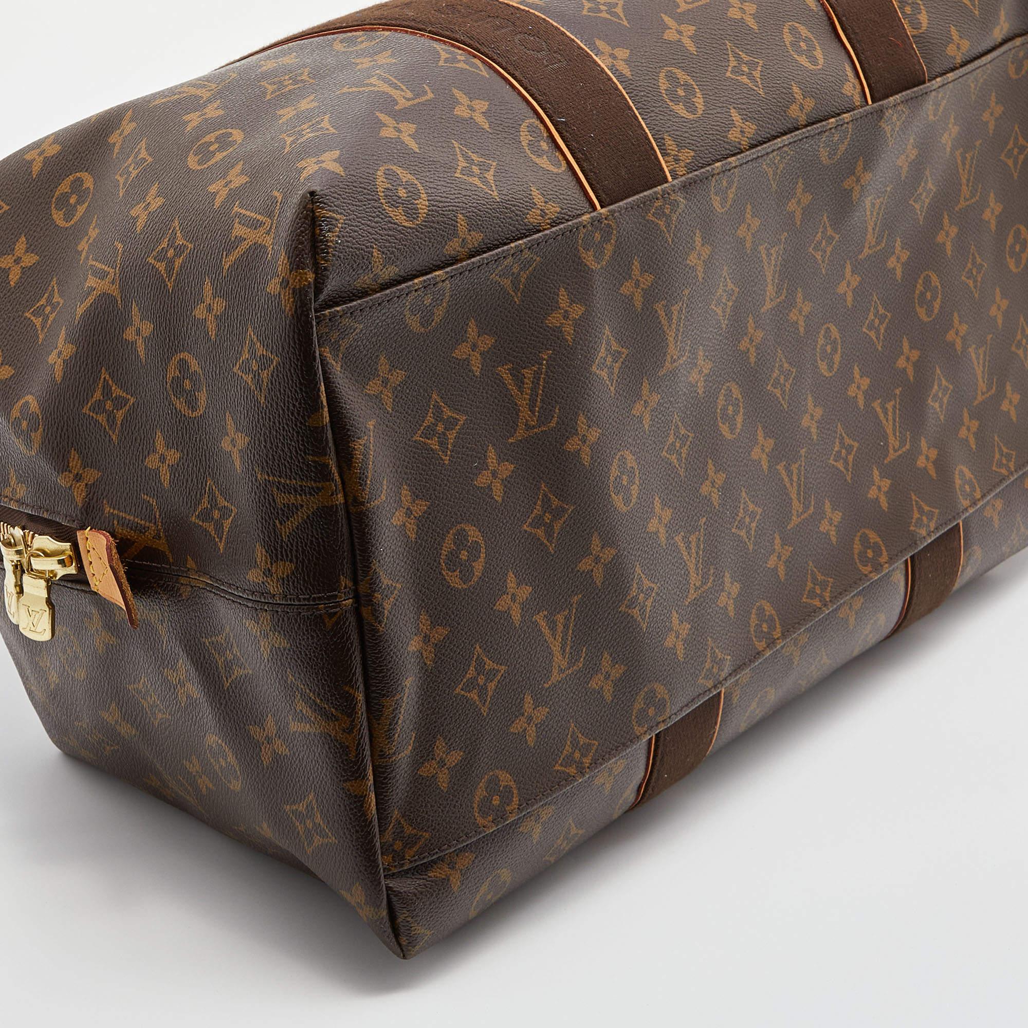 Louis Vuitton - Sac Weekender Beaubourg MM en toile avec monogramme 2